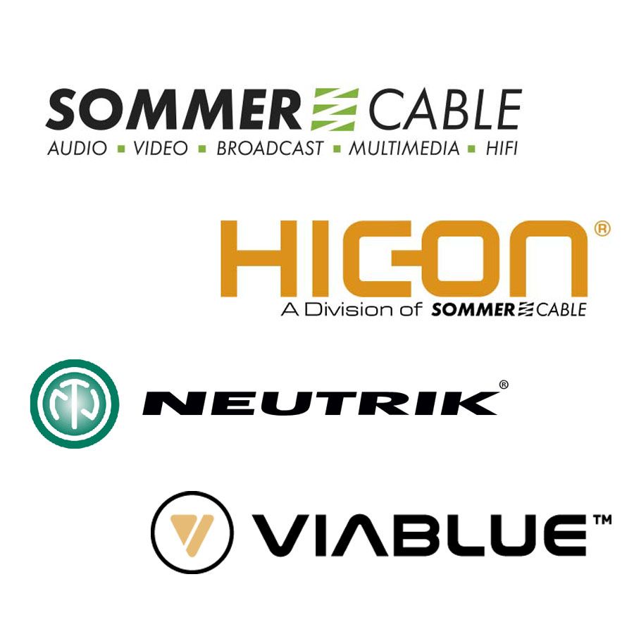 Sommer Cable, Hicon, Viablue, Neutrik