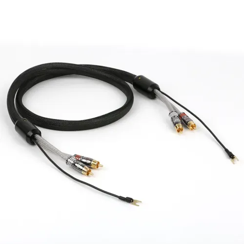 Phonokabel met aarderdraad